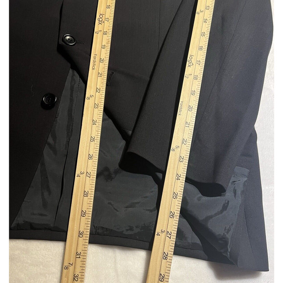 Armani Collezioni 42R 32x30 Dark Navy Blue Designer 2-Piece Suit Set - Picture 13 of 16